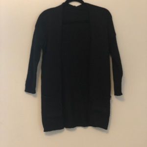 Black cardigan